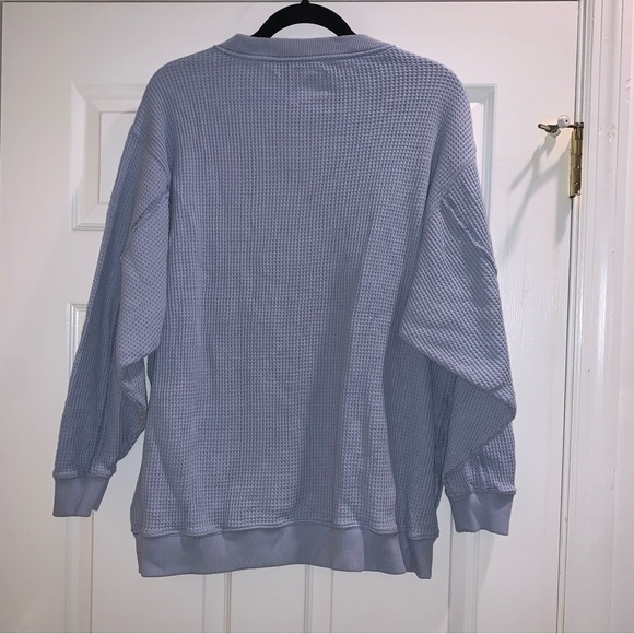 aerie waffle knit sweater - Picture 6 of 9